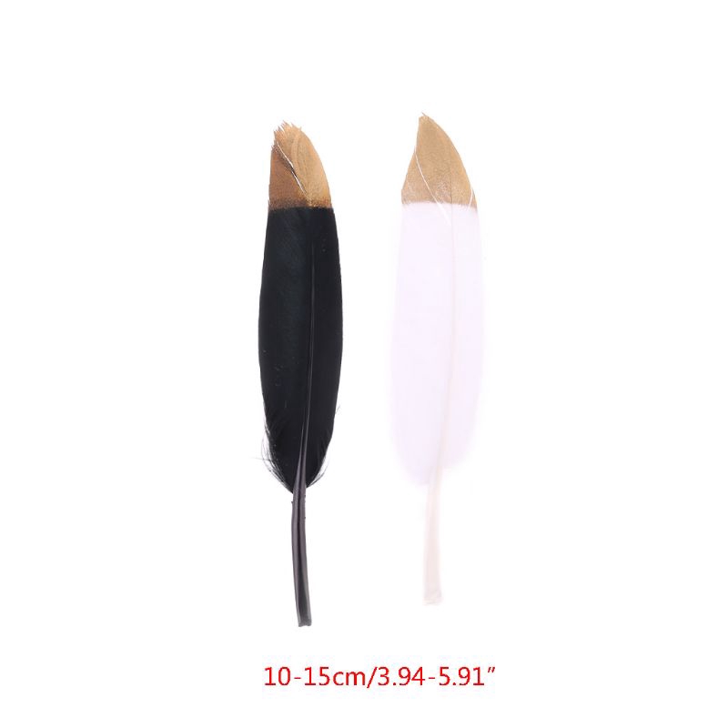 100pcs Goose Feathers for Art Craft Party Decoration Clothing Accessories DIY