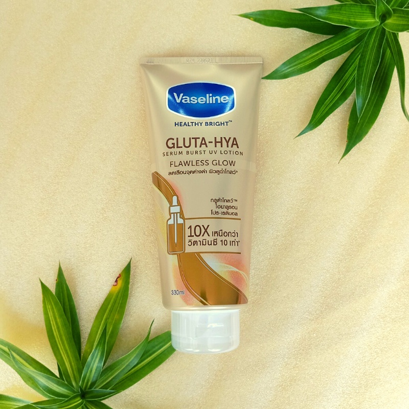 (Hàng Chính Hãng )Vaseline 10X Dưỡng Trắng Da Gluta-Hya 330ml Thái Lan