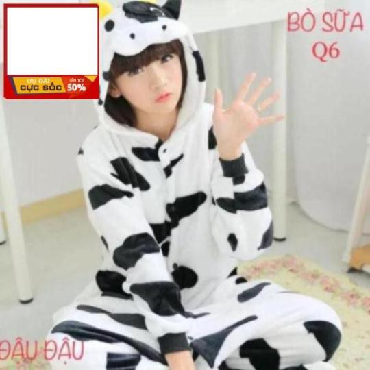 BỘ ĐỒ HÌNH THÚ BÒ SỮA