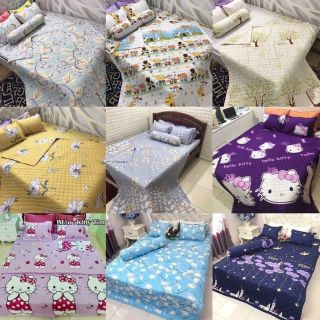 Set chăn hè ga gối poly