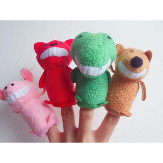 Rối ngón kể chuyện - set rối các nhân vật hoạt hình Cartoon