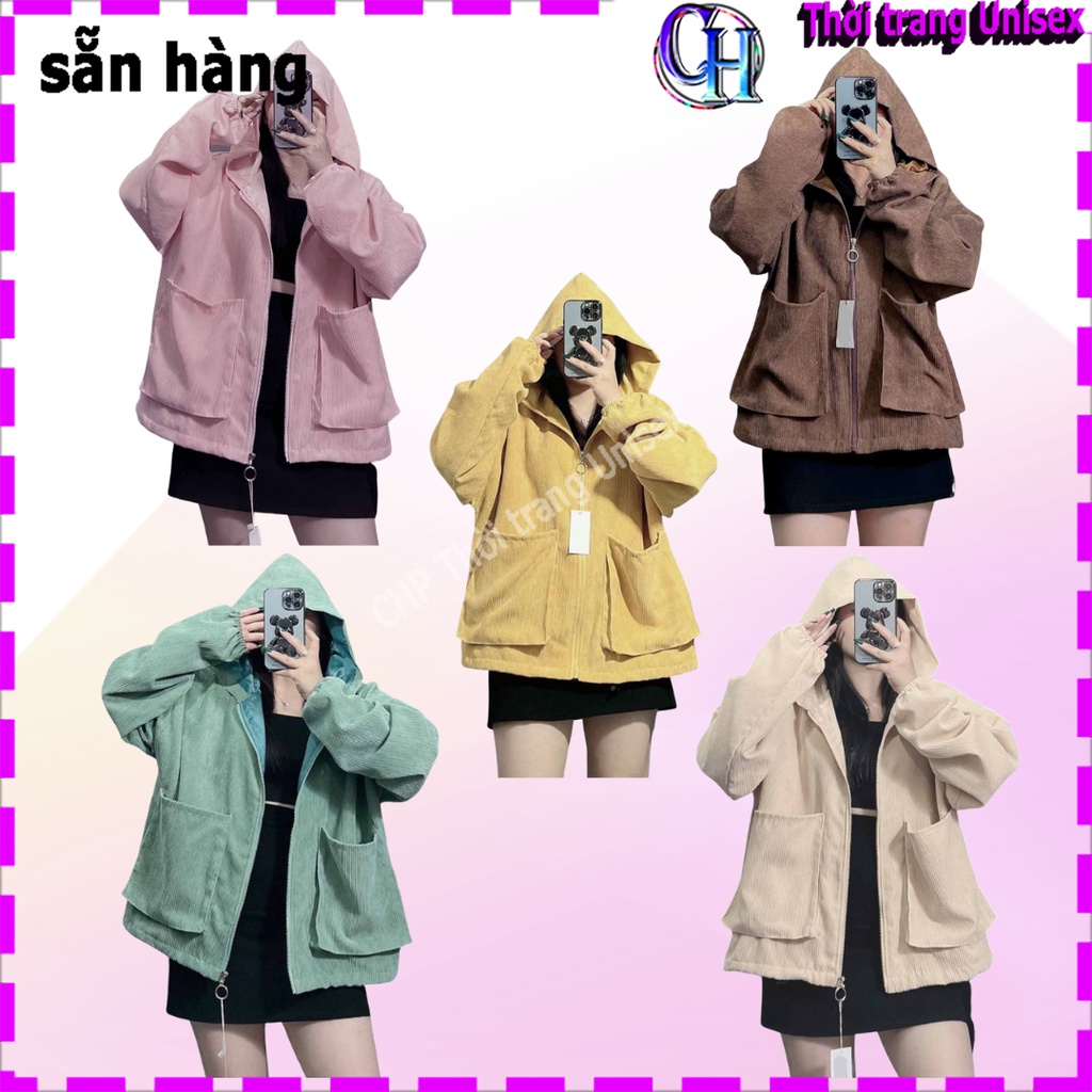 Áo Khoác Nữ Chống Nắng Nhung Tăm Formal TL014 Form Unisex 2 Lớp Thoáng Mát | Có Túi Trong Tiện Lợi Nón Rộn| Nhiều màu S0