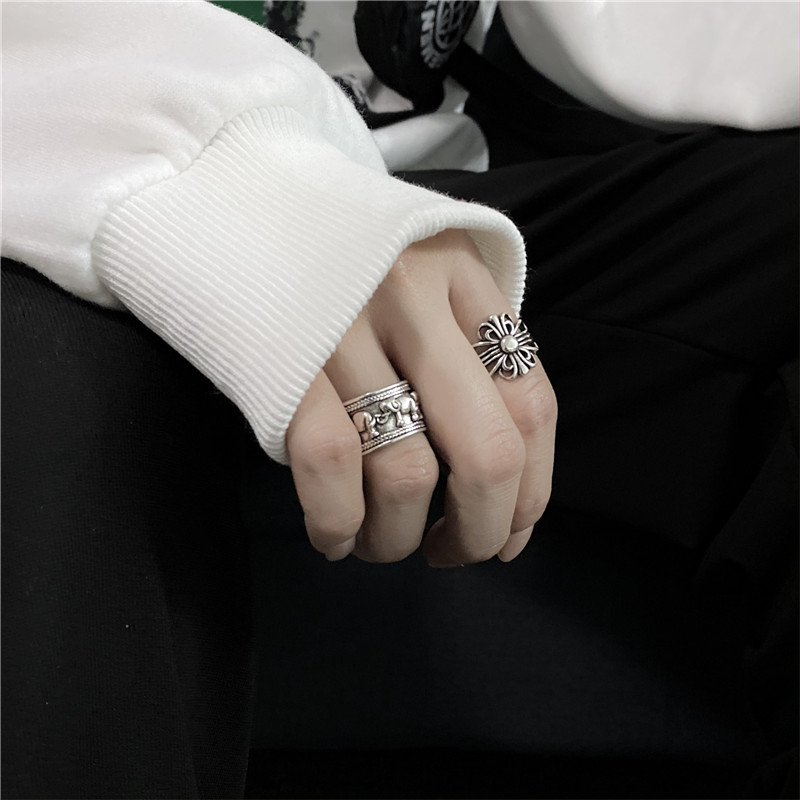 Nhẫn ins thiết kế đơn giản thời trang dành cho nam và nữ