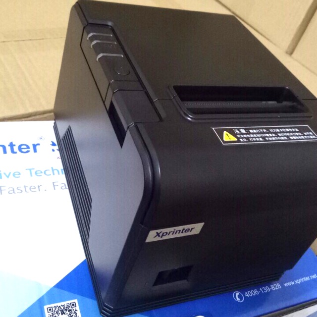 Máy in bill, hoá đơn nhiệt khổ 80mm K80 Xprinter XP-Q200 USB LAN
