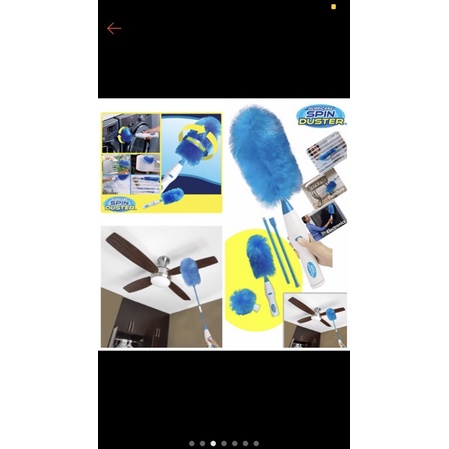 CHỔI LAI BỤI ĐIỆN XOAY 360