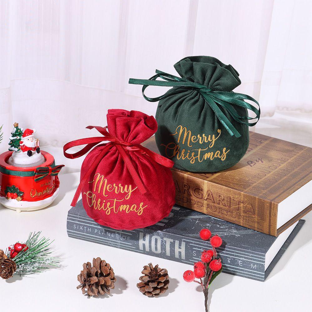 Túi Nhung Đựng Quà Giáng Sinh Độc Đáo