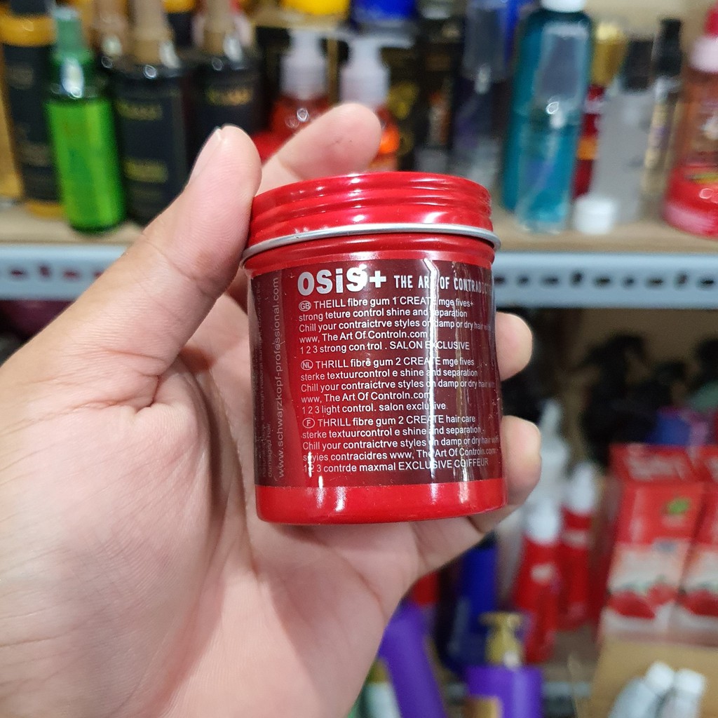 Sáp vuốt tóc nam OSIS+ Thrill 3 -100ml- gel giúp tạo kiểu dễ dàng giữ nếp tóc dành cho nam và nữ