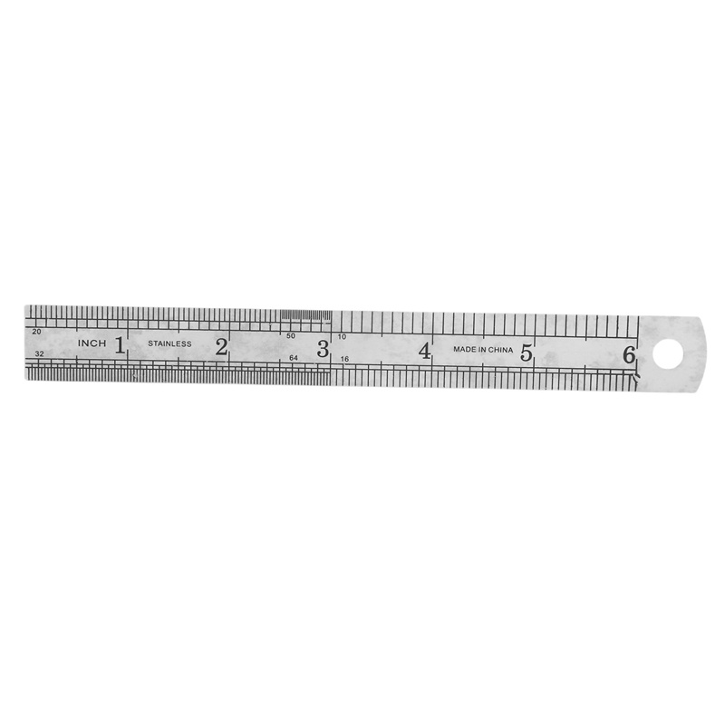 Thước Đo Kim Loại Không Gỉ 15cm 6 Inch Chất Lượng