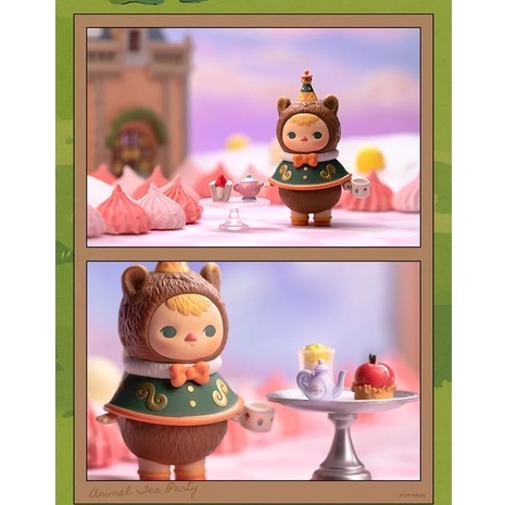 POP MART PUCKY Động Vật Tiệc Trà