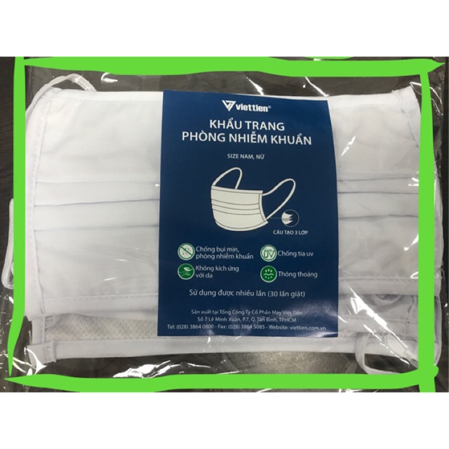 Set 3c khẩu trang Việt Tiến