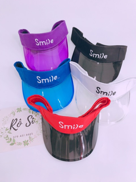 Mũ lưỡi trai hở đầu smile cho bé