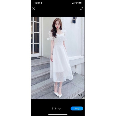 (Mẫu Mới) Xả Lỗ CHo Các Tiểu Thư Mẫu Đầm Voan CHIFON Mặc Đi Chơi Đi Dự Tiệc Đẹp Như Siêu Mẫu UP h.h.p