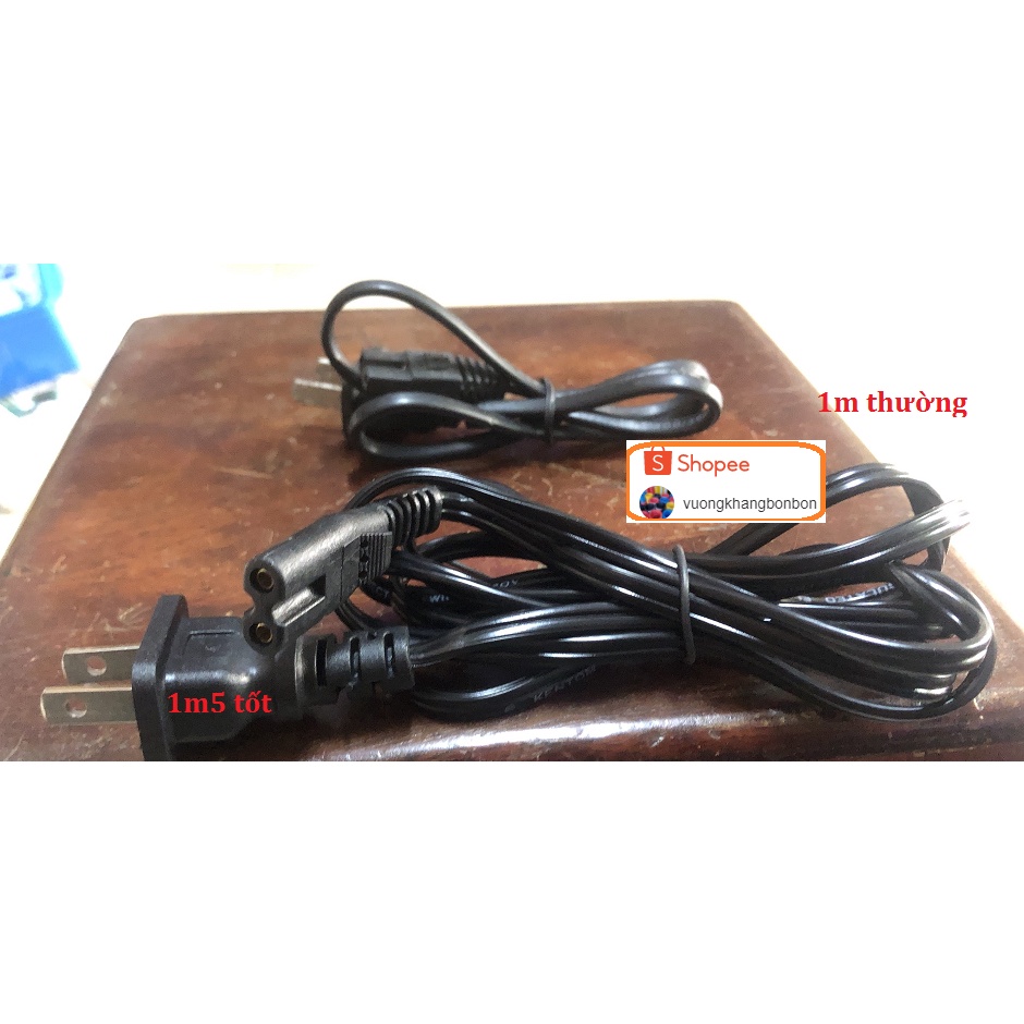 Dây nguồn AC số 8 loại tốt - dây nguồn loa đèn sạc điện đèn bàn học sinh đèn led T5