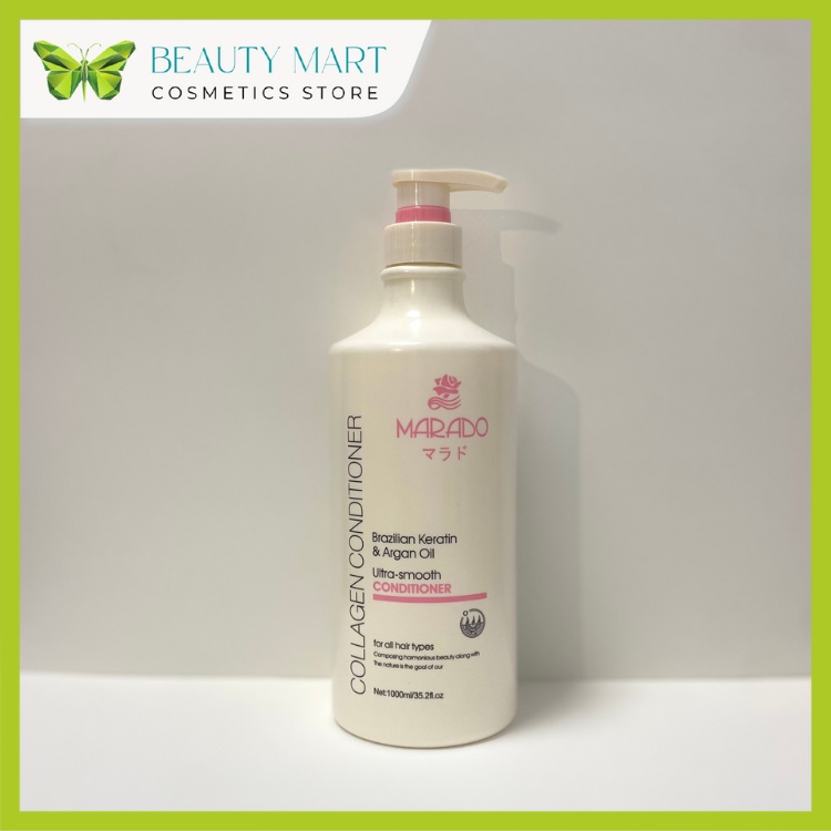 Dầu gội Collagen Marado 1000ml - phục hồi tóc hư tổn, khô xơ giúp toc mềm mượt, vào nếp