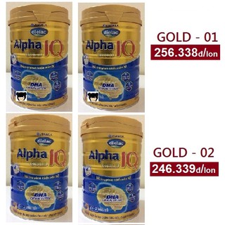 Combo04 - 02 gold iq 1 và 02 gold iq 2 - sữa bột vinamilk - bán sỉ