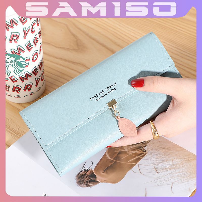 Ví nữ cầm tay dài đẹp đựng tiền cầm tay nhiều ngăn thời trang cao cấp DA5 | BigBuy360 - bigbuy360.vn