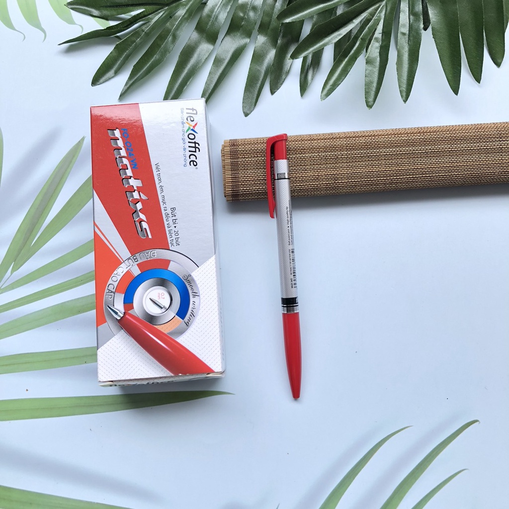 Bút Bi Thiên Long Flexoffice FO024, 0.7mm - nét viết êm trơn - chính hãng - vpp Quế Anh