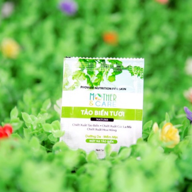 [1 gói] Cấy trắng da tảo biển tươi siêu mịn, siêu trắng