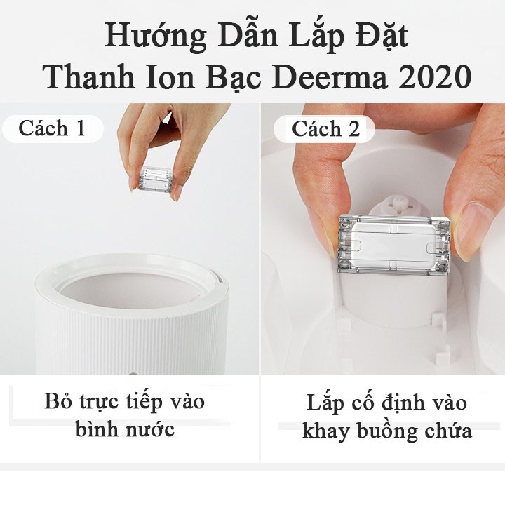 Thanh iOn Ag+ 180days Cho Máy Tạo Ẩm DEERMA