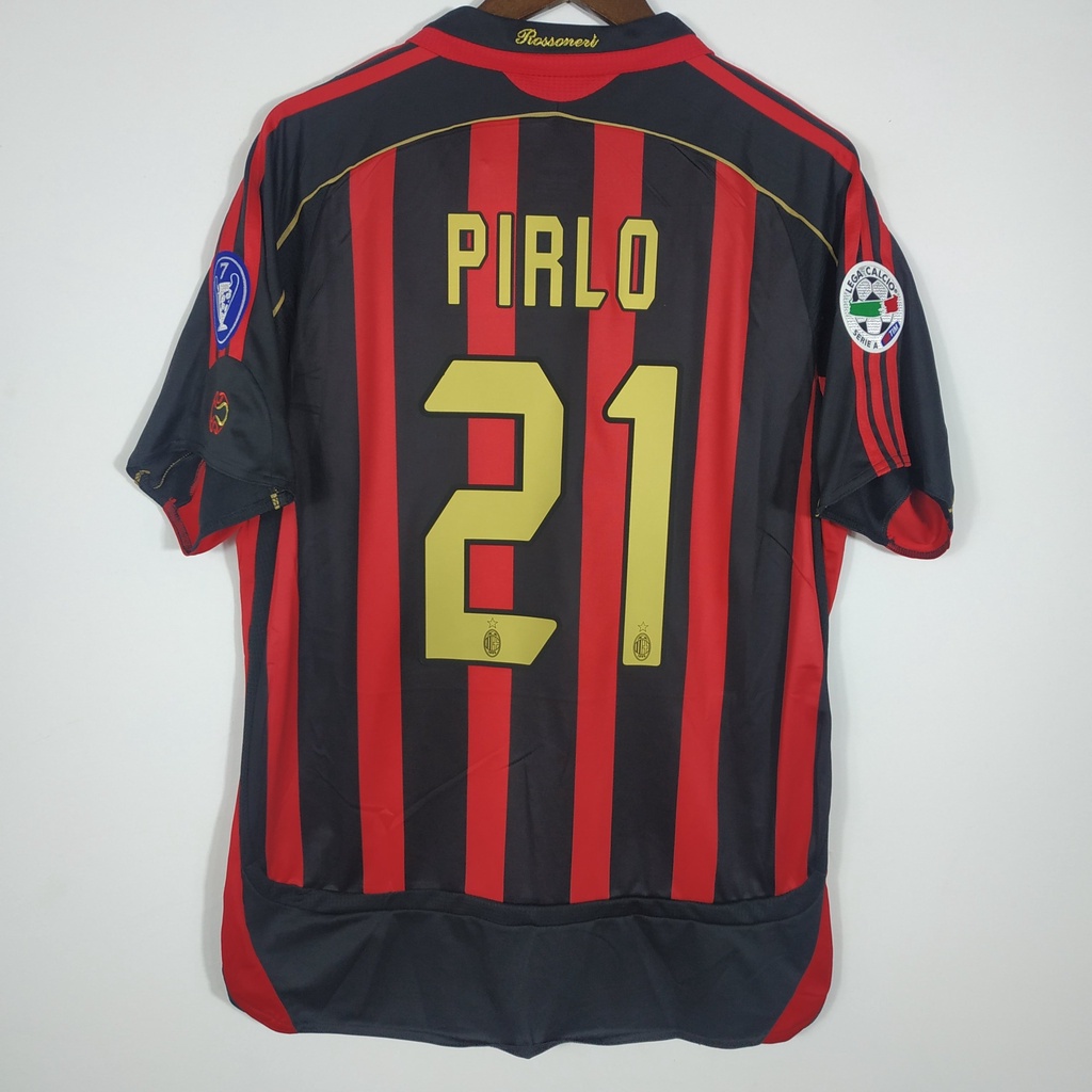 Áo Thun Bóng Đá Đội Tuyển MILAN 06/07 2006/2007 AC MILAN