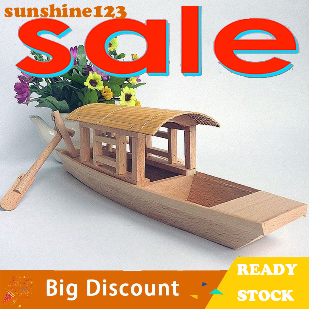 Mô Hình Thuyền Câu Cá Bằng Gỗ Trang Trí Tuyệt Đẹp Sunshine123
