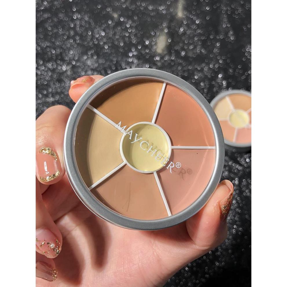 Kem che khuyết điểm tạo khối 6 Ô MÀU KHÁC NHAU cao cấp Maycheer | BigBuy360 - bigbuy360.vn