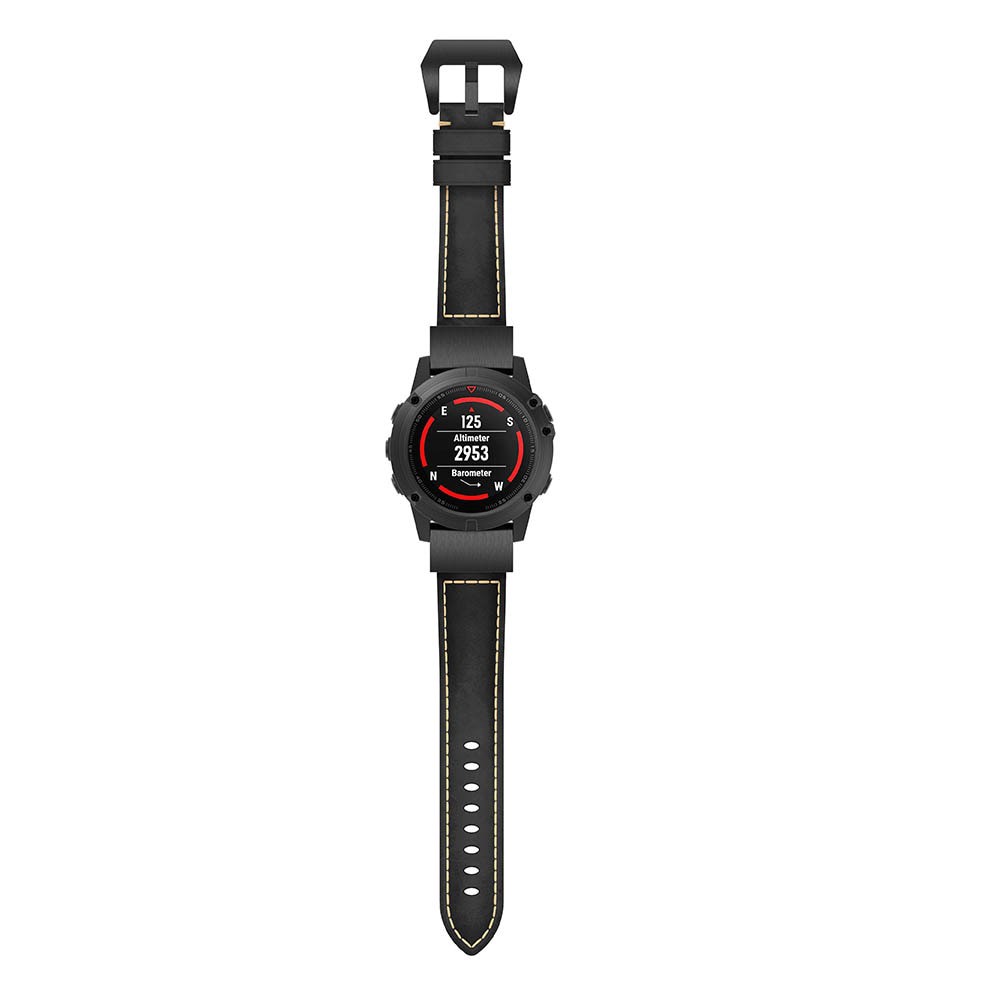 Dây đeo da 20/22/26mm cho đồng hồ đeo tay Garmin Fenix 5/5X/5S/3/3HR