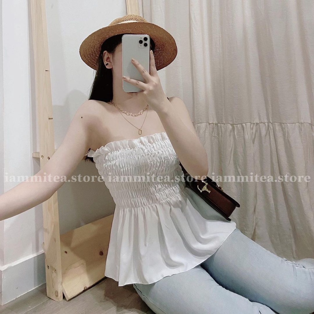 Laila Top - Áo ống 2 in 1 mặc thành áo hoặc váy đều ok