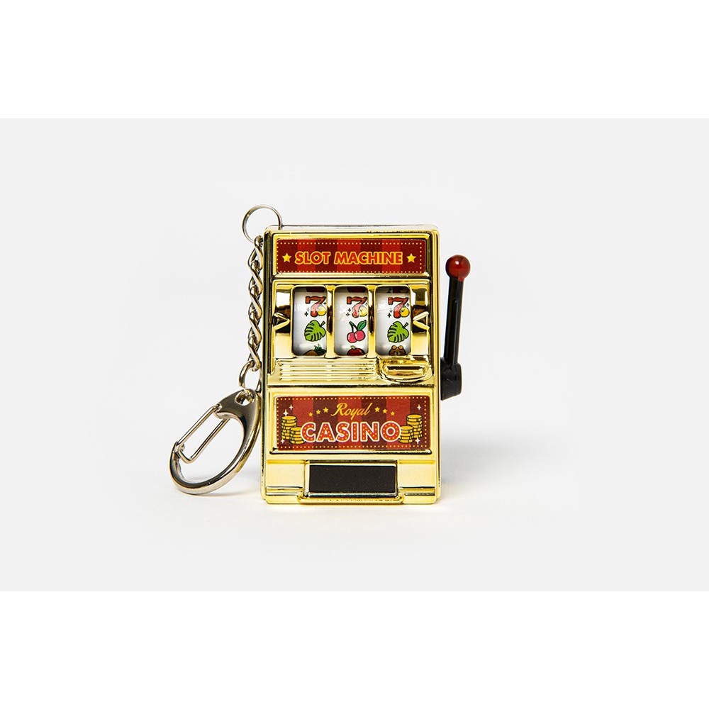 Móc Khóa ARTBOX Hàn Quốc Hình Slot Game Mini Màu Vàng
