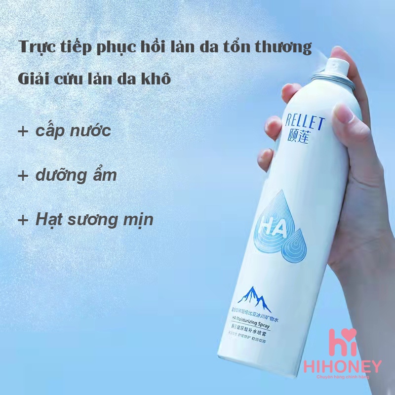 [🔥🔥🔥]   Xịt khoáng cấp ẩm làm dịu da RELLET chính hãng - nội địa Trung (300ml) | WebRaoVat - webraovat.net.vn