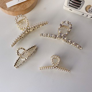 Mua 10 tăng 1 - Loại to 12cm Cặp tóc Kẹp tóc kim loại đính đá kiểu dáng hàn quốc xinh xắn dành cho nữ hottrend