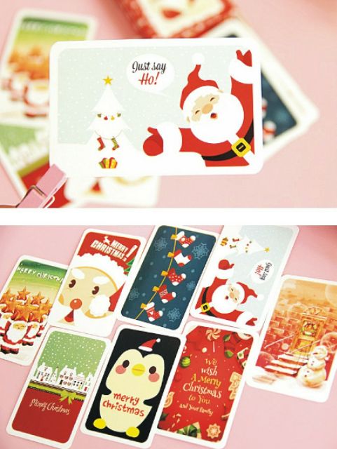 Minicard Noel hộp 28 tấm
