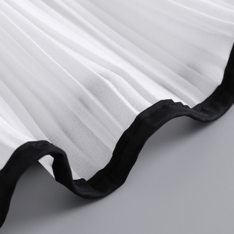 Áo Choàng Poncho Giả Xếp Ly Có Thể Tháo Rời Cho Nữ