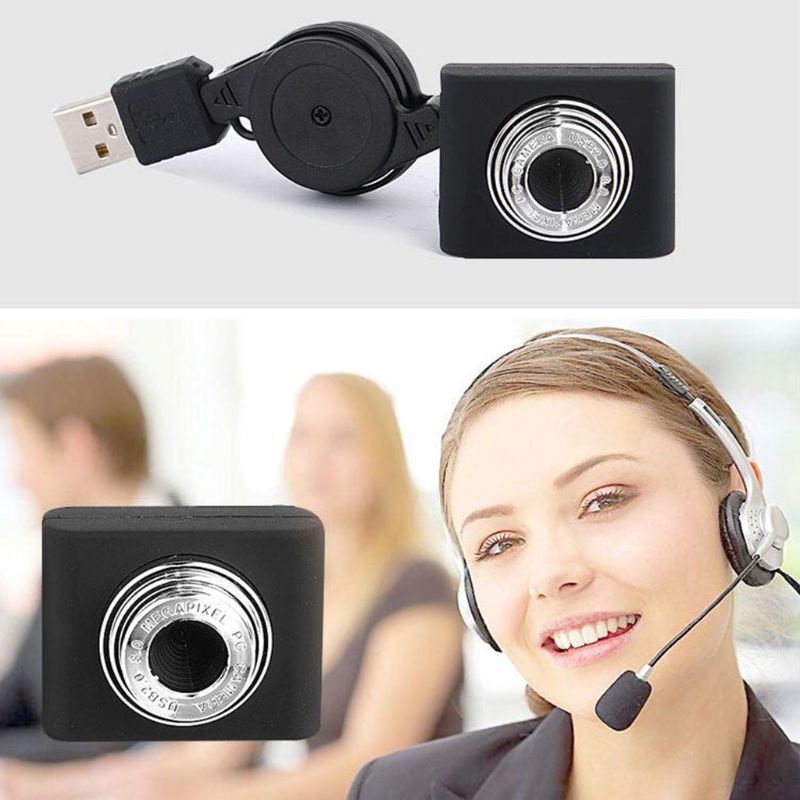 Webcam Mini Will 8 Million Pixels Kèm Micro Cho Máy Tính Để Bàn Laptop