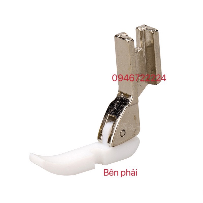 Chân vịt 1 giò nhựa tra dây kéo máy may 1 kim công nghiệp cơ và điện tử