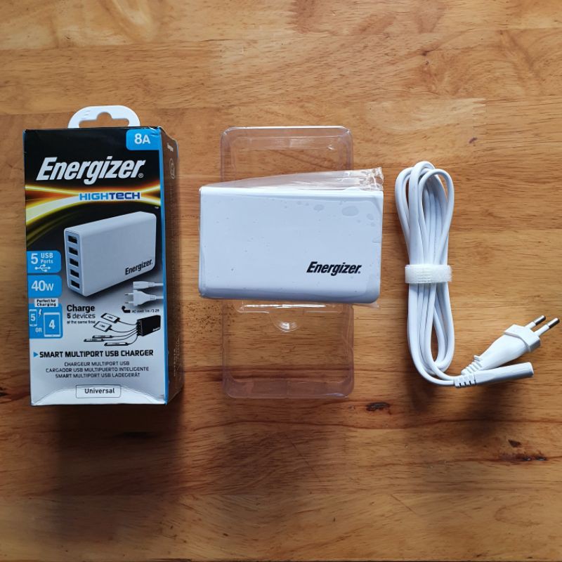 Củ Sạc Energizer 5USB =  8A - 40W