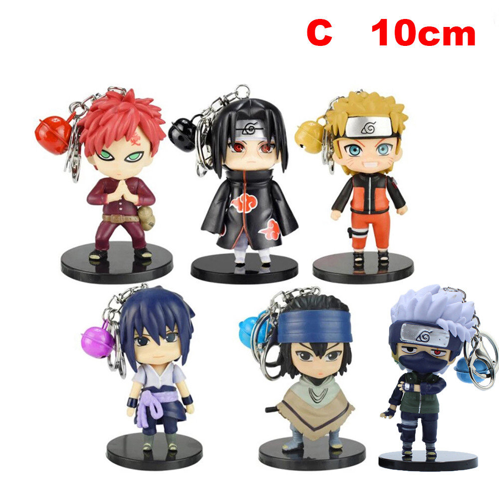 Set 6 Móc Khóa Nhân Vật Phim Hoạt Hình Naruto