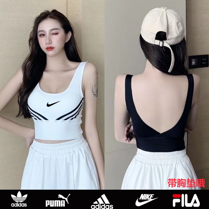 Nike Áo Lót Thể Thao Không Gọng Thời Trang Dành Cho Nữ