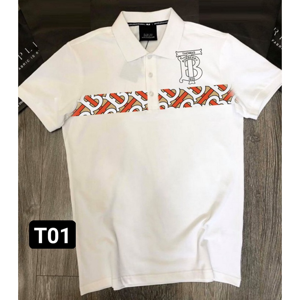 ÁO THUN POLO NAM CỔ TRỤ TAY NGẮN LOGO VẢI COTTON SANG TRỌNG, LỊCH LÃM
