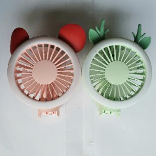Quạt mini cầm tay tích điện có đèn led