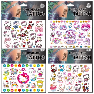 [Hàng mới về] Hình xăm dán tạm thời họa tiết Hello Kitty dễ thương