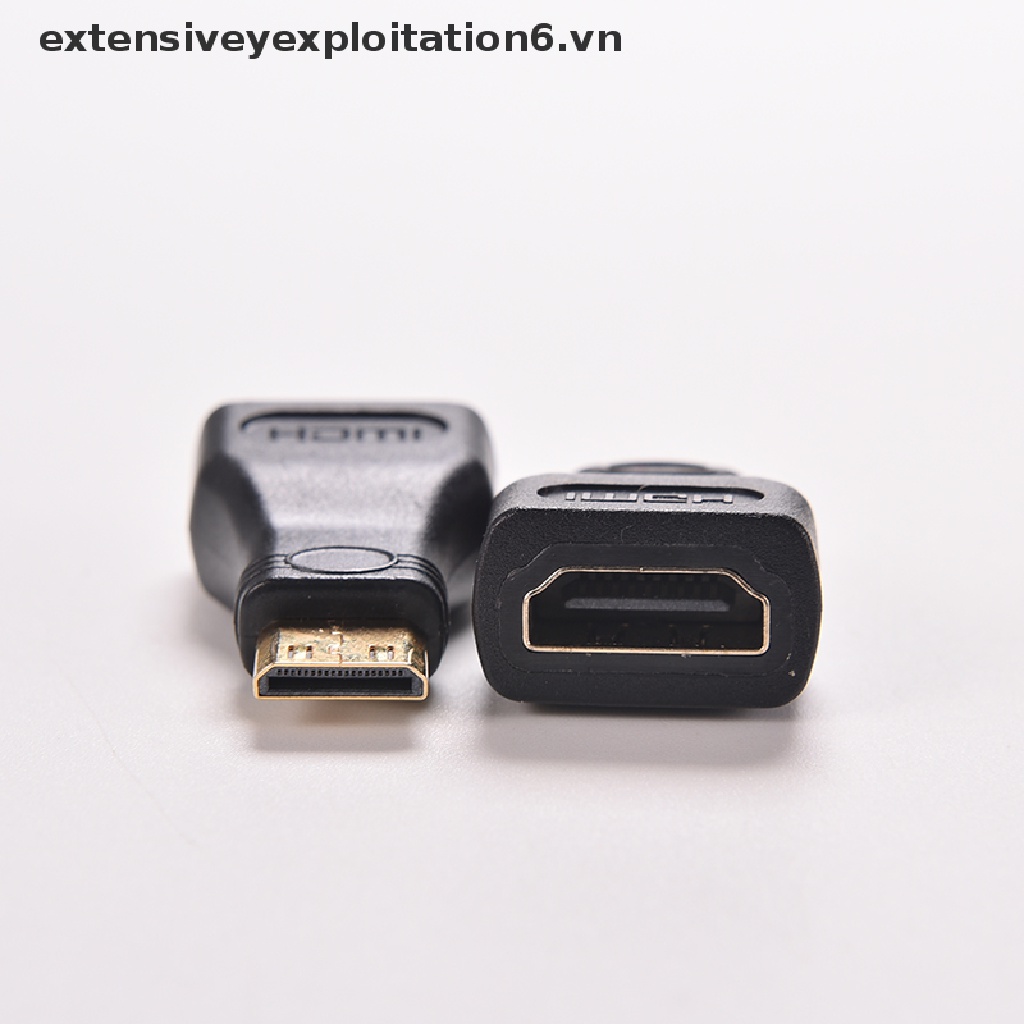 1 Đầu Nối Chuyển Đổi E6VN / E6VN Cho HDTV Mini HDMI Type C Male Sang HDMI Type A Female