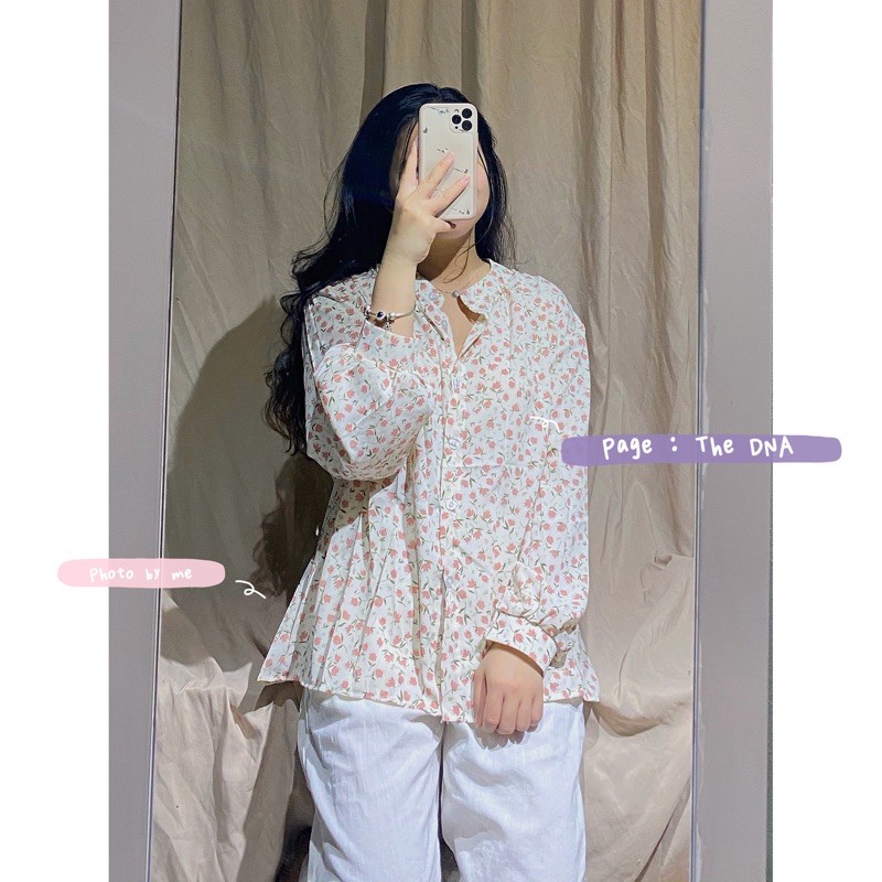 ÁO SƠ MI HOA NHÍ
