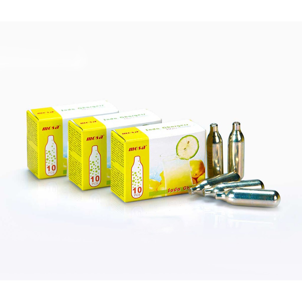 Gas soda MOSA CO2 Chargers - combo 3 hộp