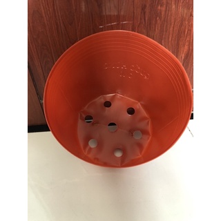 Chậu nhựa trồng cây c11 đỏ loại dày dặn 27x22