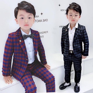 Bộ comple vest thời trang cho bé trai 10-22kg