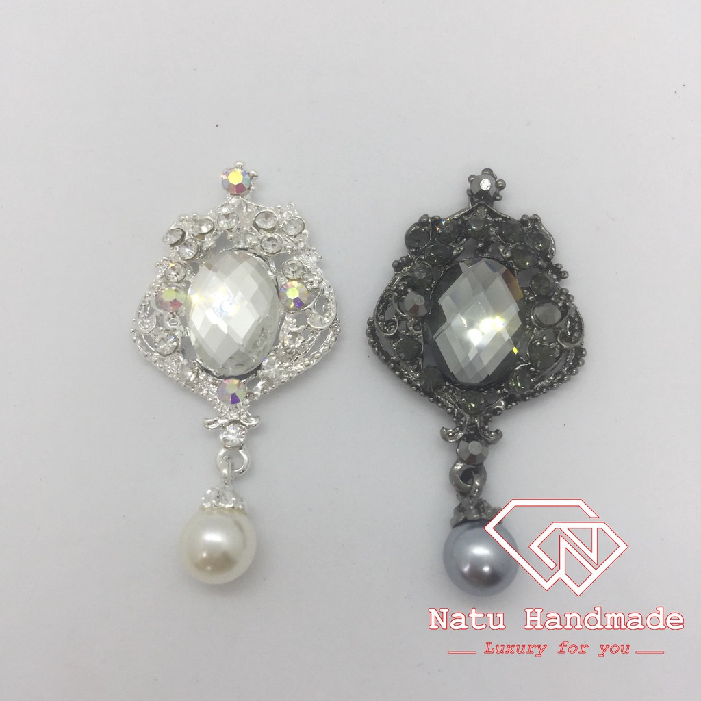 Center phụ kiện handmade cao cấp size 3x3,6cm