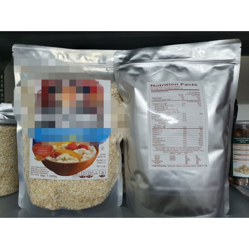 mg25 mg76 [DATE MỚI] YẾN MẠCH MỸ 1KG (CÁN DẸT - CÁN VỠ)