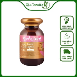 Viên Uống Collagen 6 In 1 Spring Leaf Inner Beauty Của Úc – Làm Sáng Da, Mờ Vết Thâm Và Giảm Nếp Nhăn 180 Viên