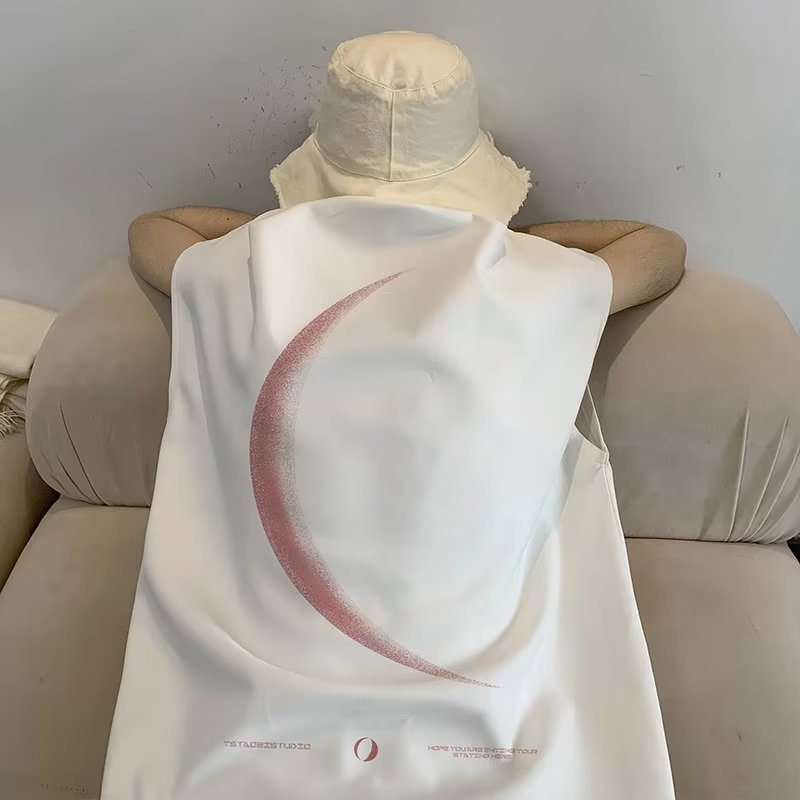 Áo Thun Không Tay Cổ Tròn In Chữ Ba Chiều Đơn Giản Thời Trang Xuân Hè Mới Dành Cho Nam